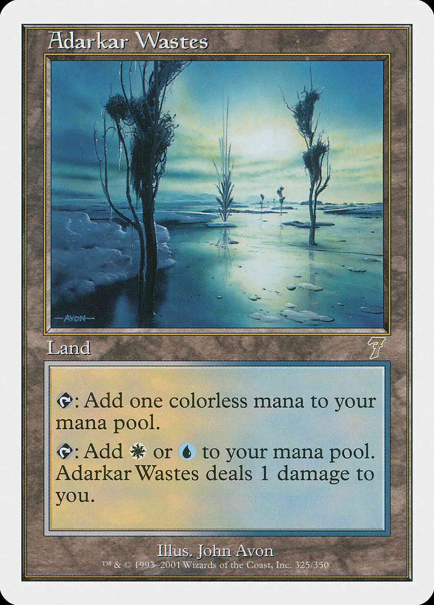 Adarkar Wastes [325] [Seventh Edition] [Non-Foil]