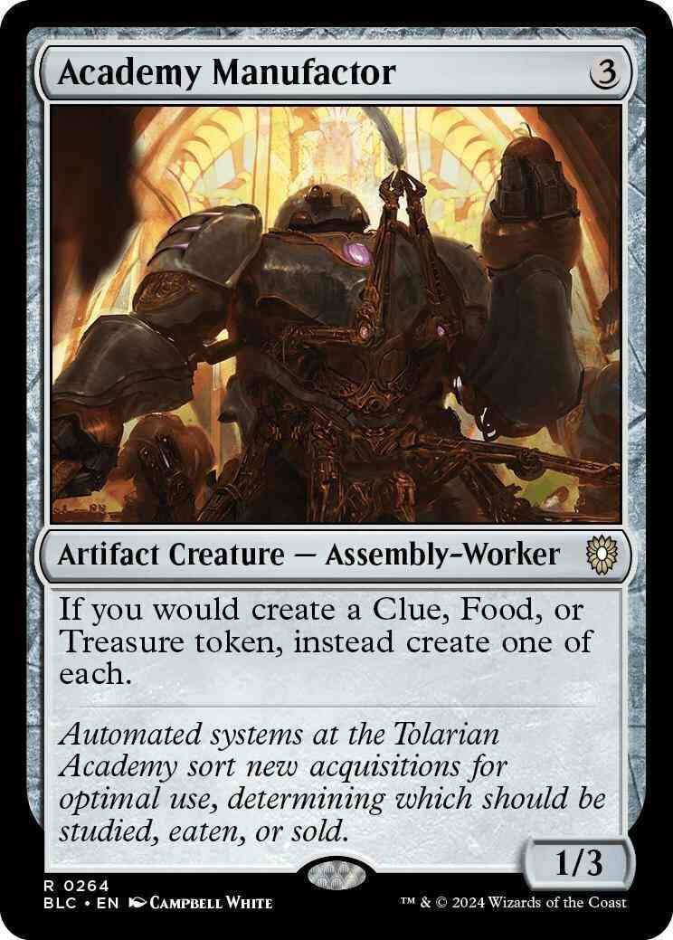 Academy Manufactor [264] [Bloomburrow: Commander] [Non-Foil]