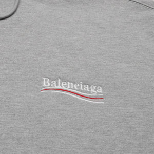 Balenciaga Political Grey Hoodie