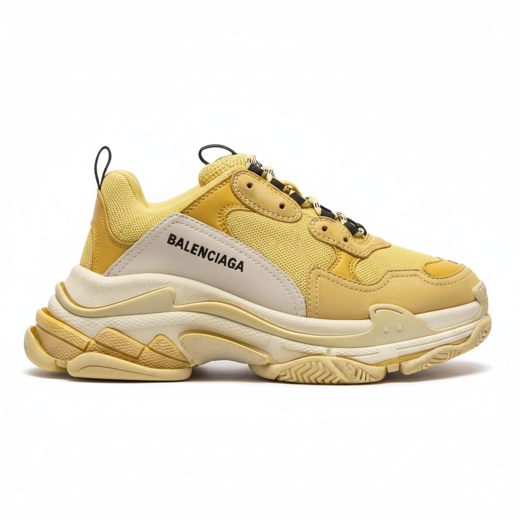 Balenciaga Triple S Beige Green Yellow (2018 Reissue)