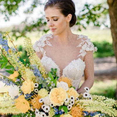 Vintage Pastel Garden Wedding