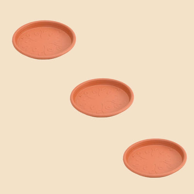 Gardening Plates - Terracotta Color