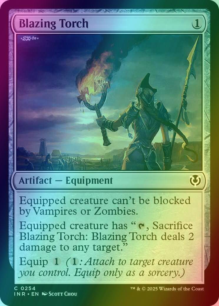 Blazing Torch [254] [Innistrad Remastered] [Foil]