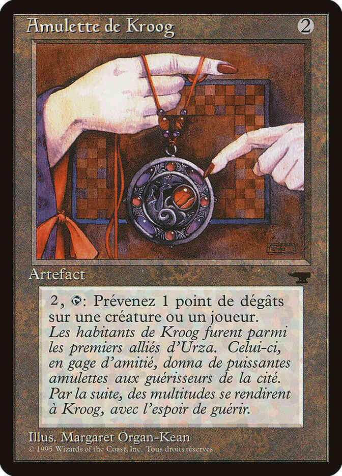 Amulet of Kroog - French [99] [Renaissance French] [Non-Foil]