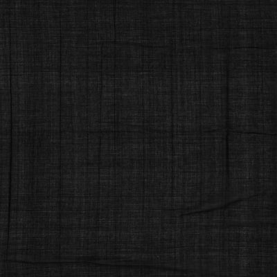 Black Handwoven Orissa Cotton Saree With Tie & Dye Floral Motifs