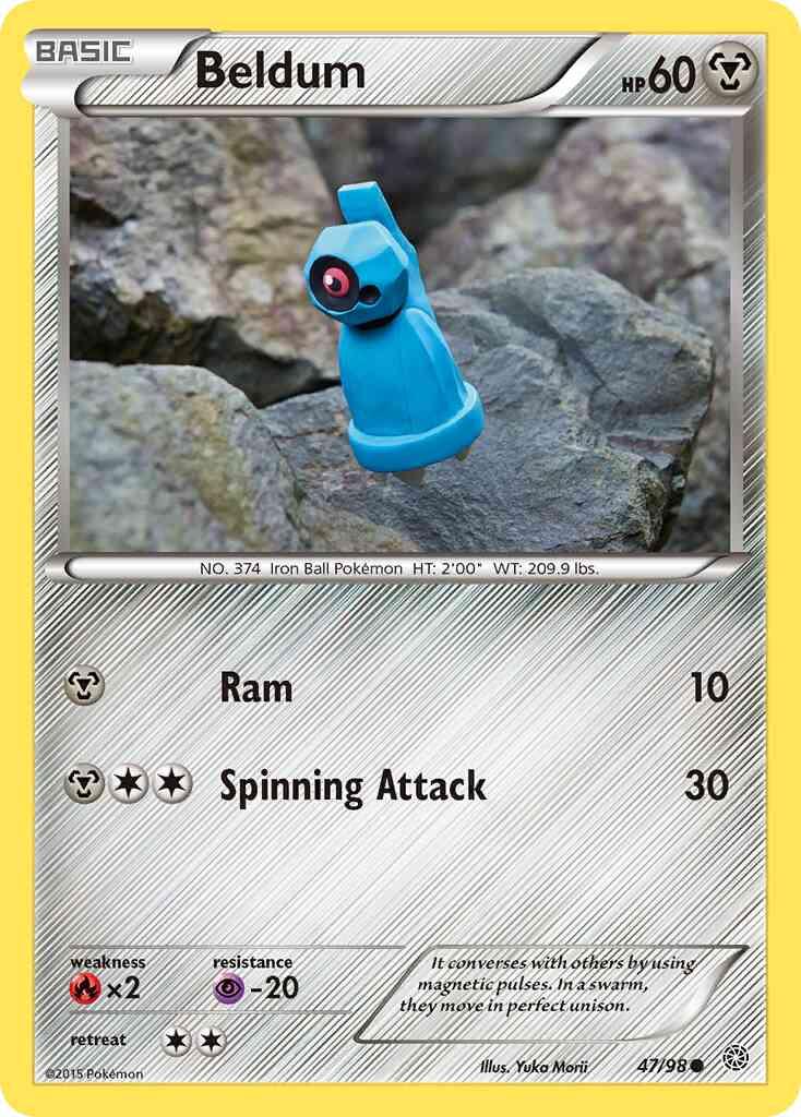 Beldum - 47/98 - Common [xy7-47] [Non-Holo]