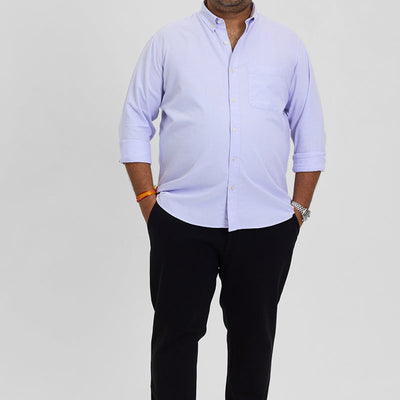 Light Blue Button Down Regular Fit Shirt