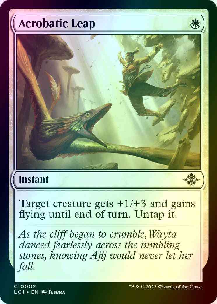 Acrobatic Leap [2] [The Lost Caverns of Ixalan] [Foil]