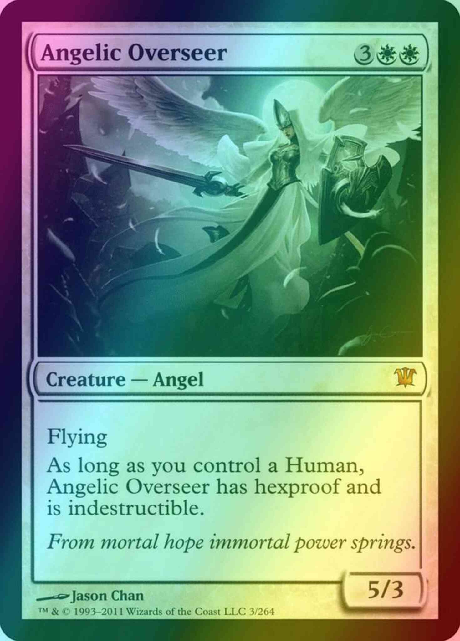 Angelic Overseer [3] [Innistrad] [Foil]