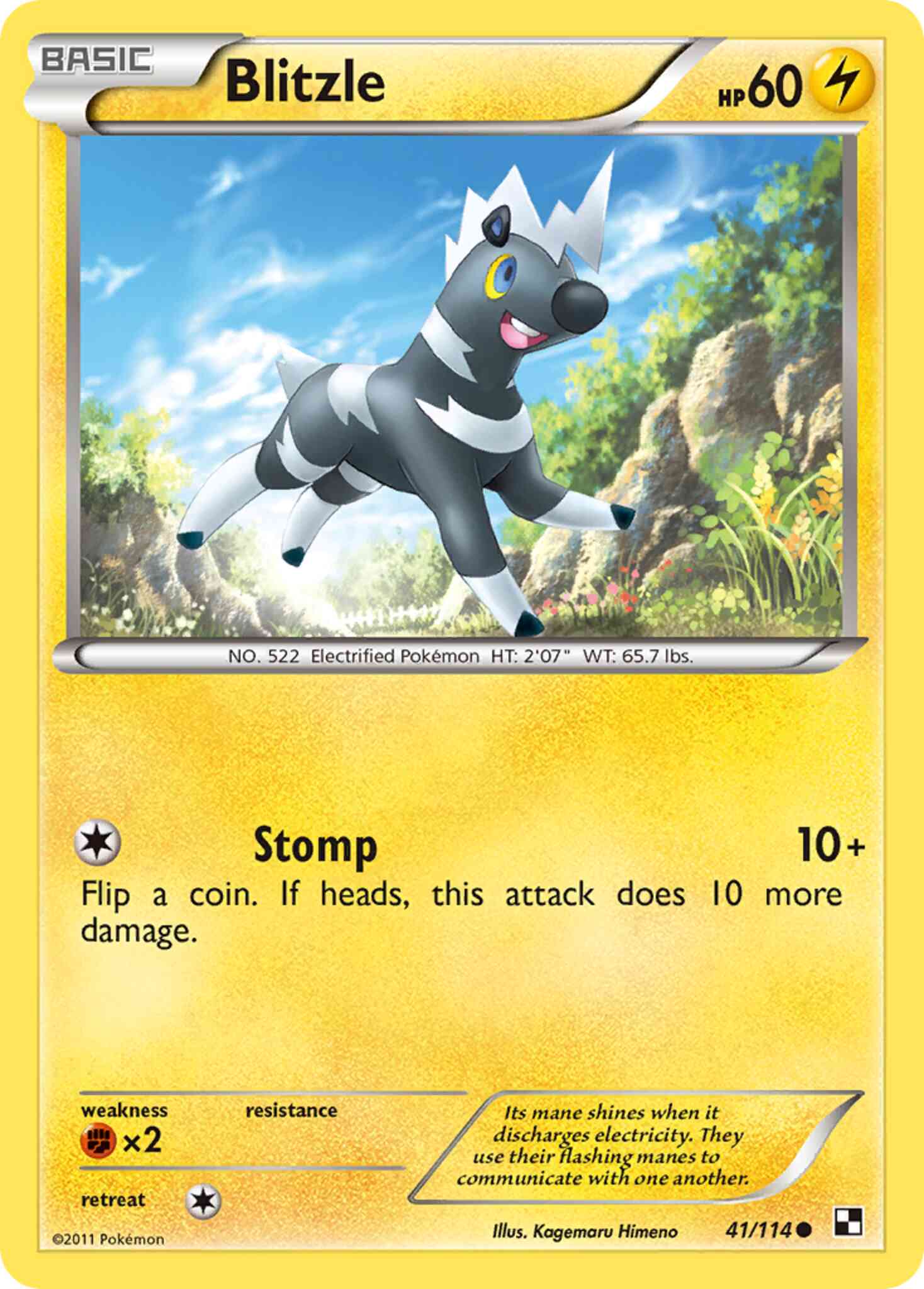 Blitzle - 41/114 - Common [bw1-41] [Non-Holo]