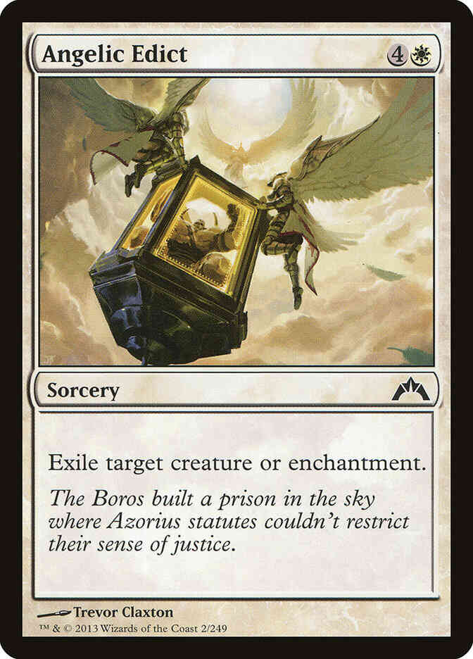 Angelic Edict [2] [Gatecrash] [Non-Foil]
