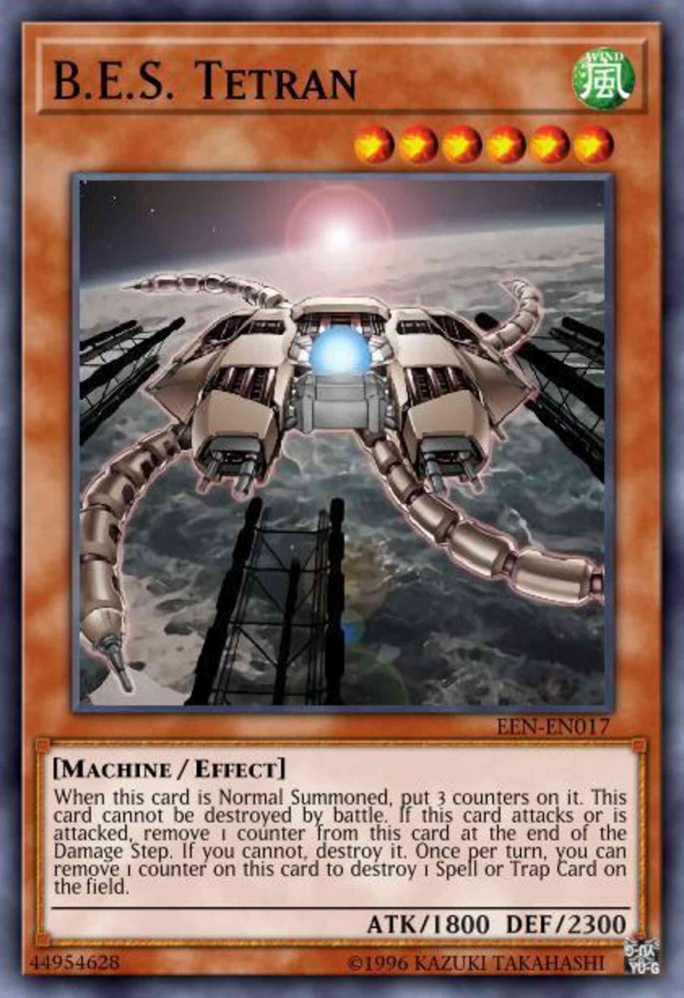 B.E.S. Tetran - EEN-EN017 - Ultimate Rare - 1st Edition
