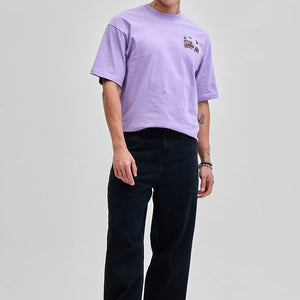 Embrace The Darkness Lavender Oversized T-Shirt