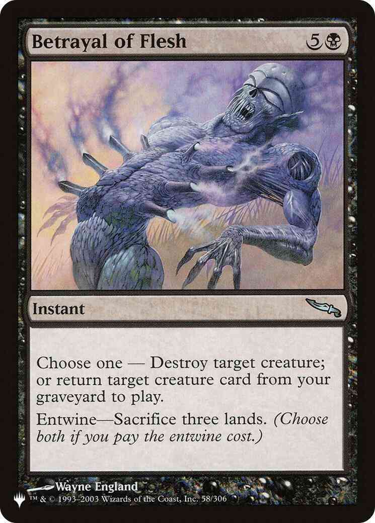 Betrayal of Flesh [MRD-58] [The List] [Non-Foil]