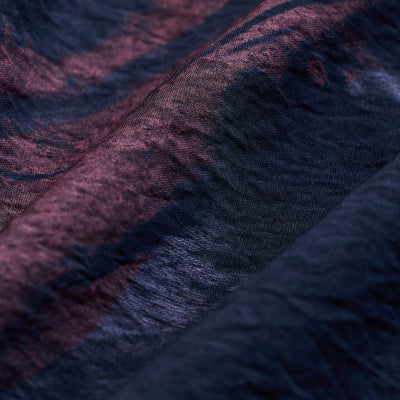 Navy Abstract Box Fit Shirt