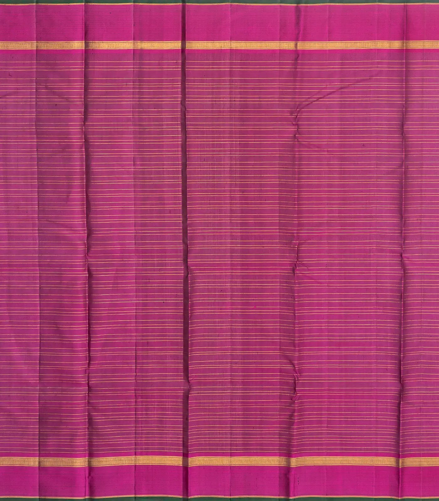 Navy Blue Handloom Kanchipuram Silk Saree With Checks