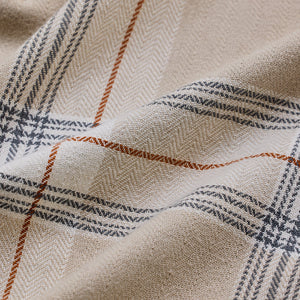 Beige Checks Slim Fit Shirt