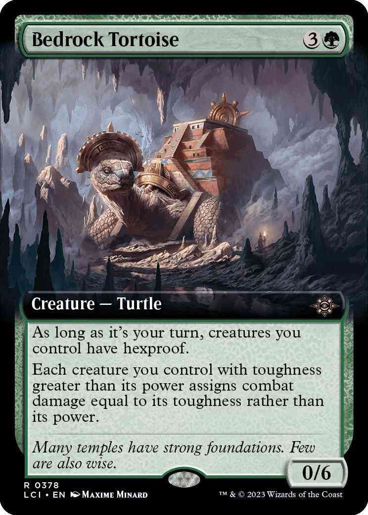 Bedrock Tortoise [378] [Extended Art] [The Lost Caverns of Ixalan] [Non-Foil]