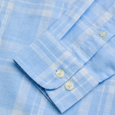 Light Blue Checks Oxford Shirt