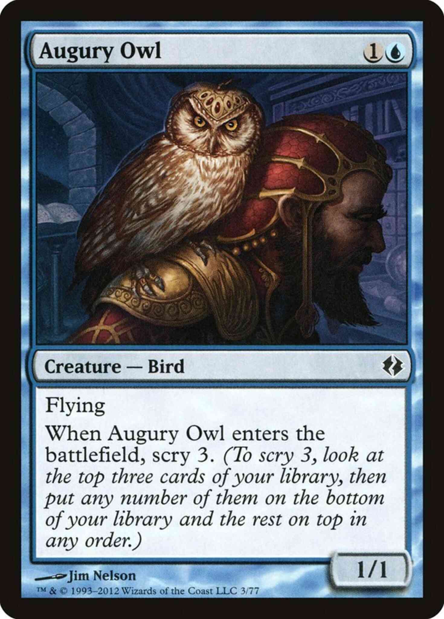 Augury Owl [3] [Duel Decks Venser vs Koth] [Non-Foil]