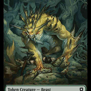 Beast Token (24) // Treasure Token (29) [Bloomburrow: Commander: Tokens] [Non-Foil]