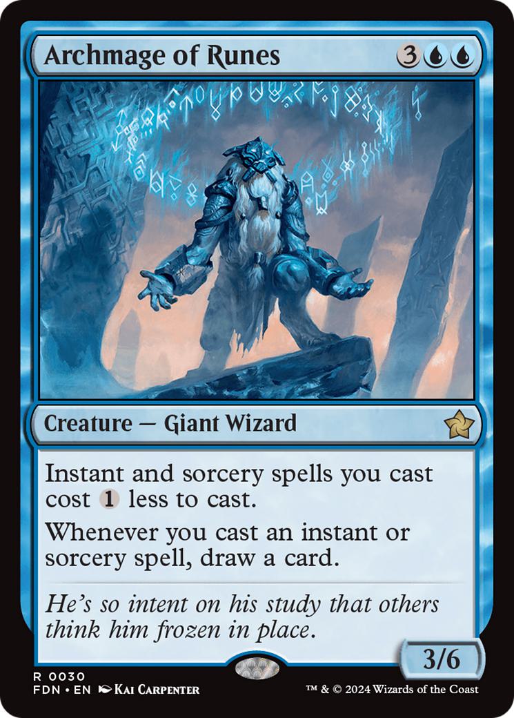 Archmage of Runes [30] [Foundations] [Non-Foil]
