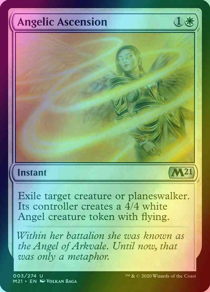 Angelic Ascension [3] [Core Set 2021] [Foil]
