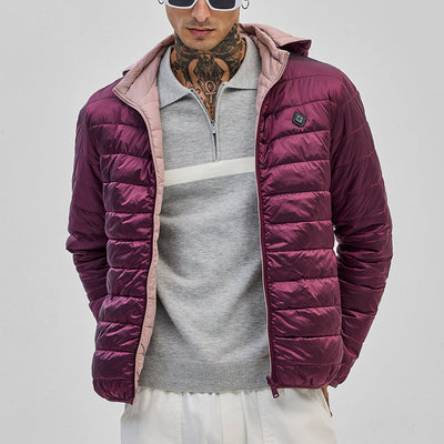 Pink Reversible Puffer Jacket