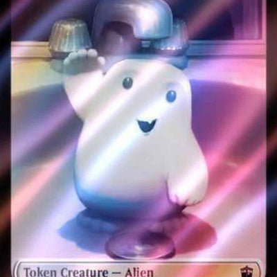 Alien Token (34) // Clue Token (54) [Universes Beyond: Doctor Who: Tokens] [Surge Foil]