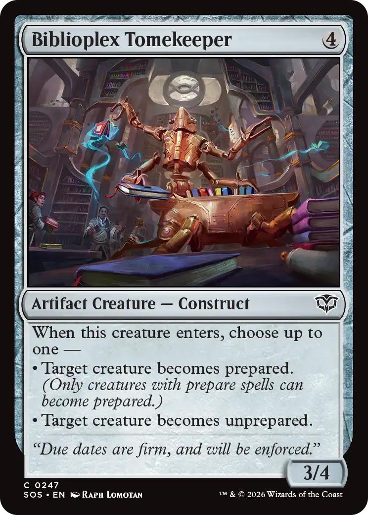 Biblioplex Tomekeeper [247] [Secrets of Strixhaven] [Non-Foil]