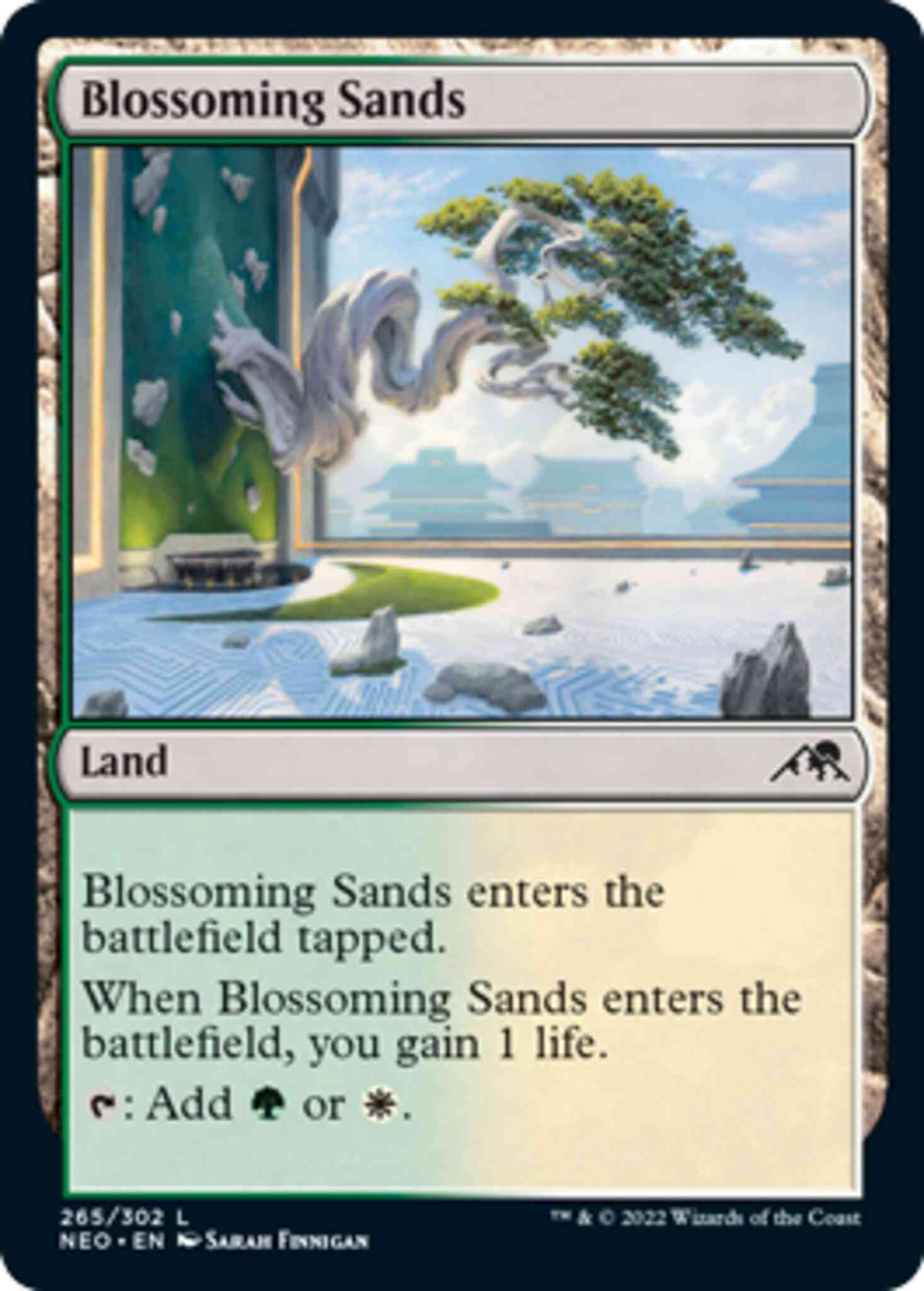 Blossoming Sands [265] [Kamigawa: Neon Dynasty] [Non-Foil]