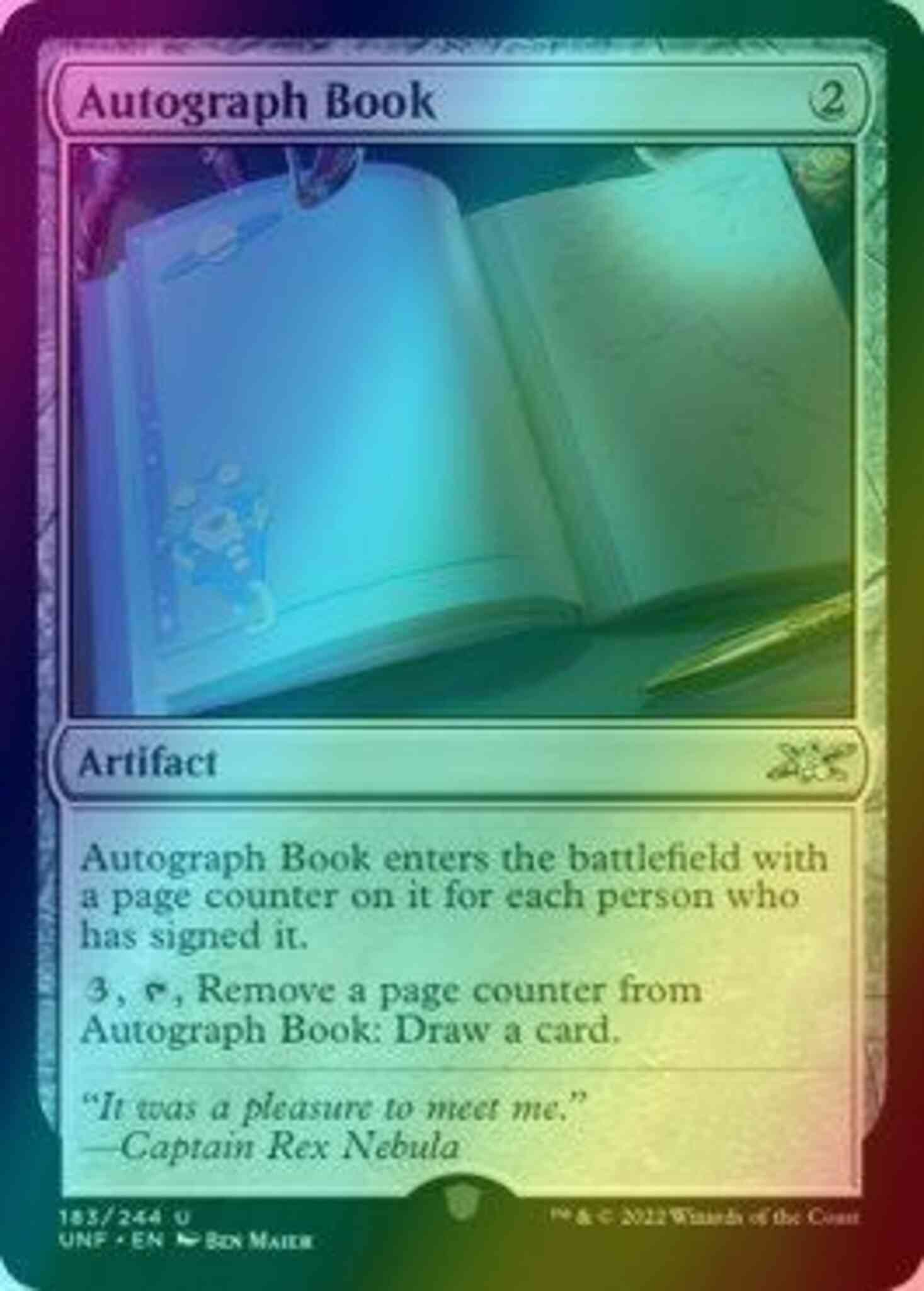 Autograph Book [183] [Unfinity] [Foil]