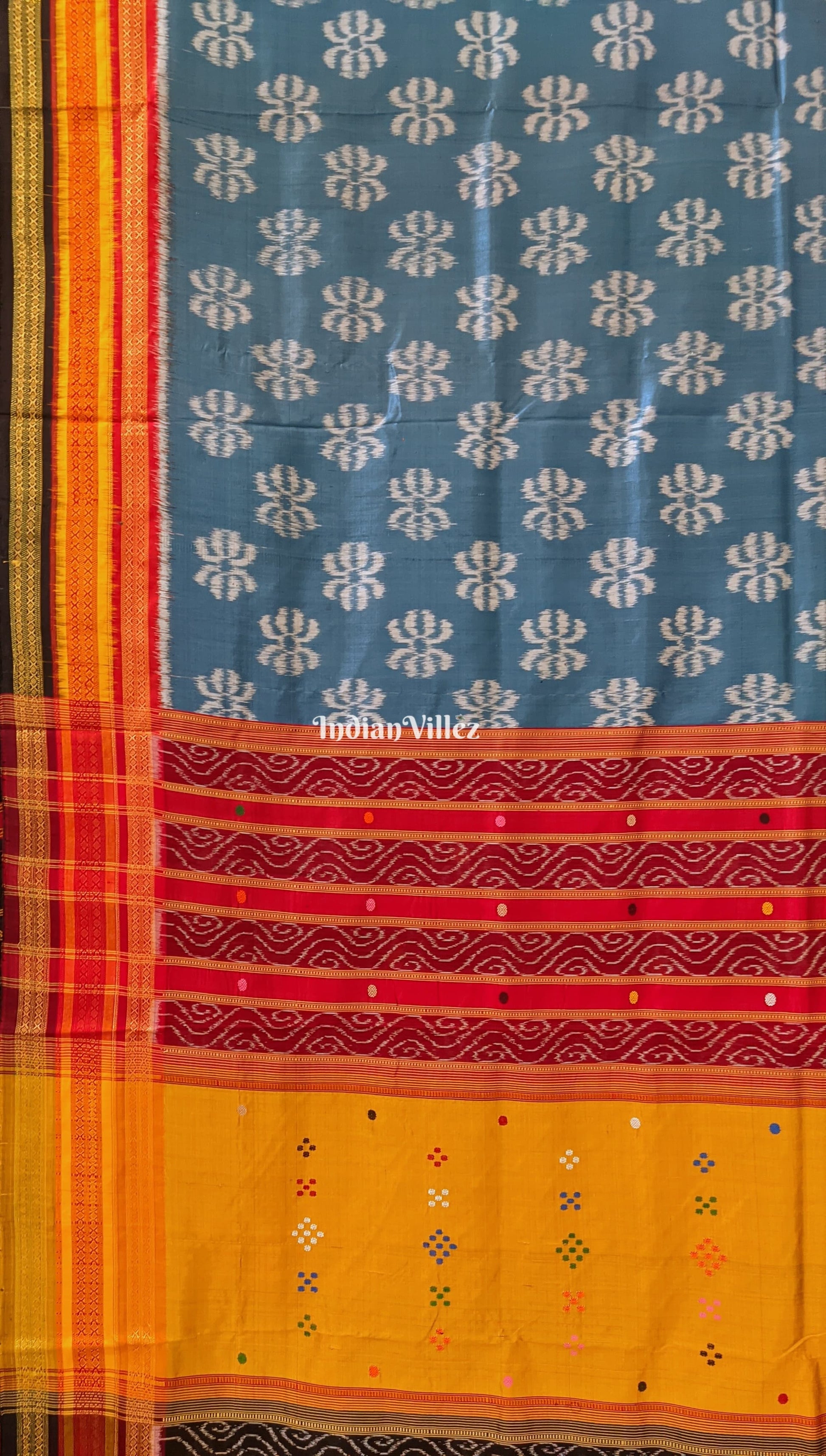 Odisha Ikat Khandua Silk Saree