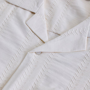 White Cuban Box Fit Shirt