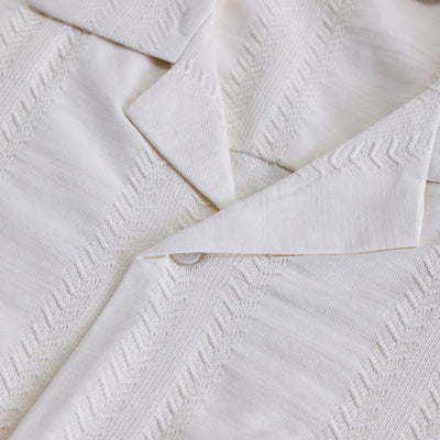 White Cuban Box Fit Shirt