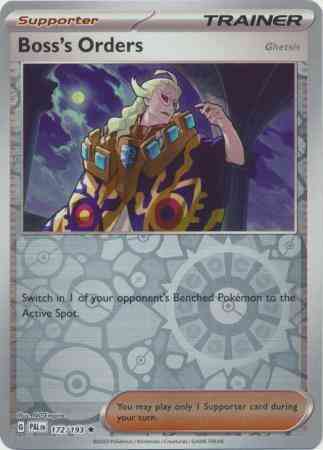 Boss's Orders - Ghetsis - 172/193 - Rare [sv02-172] [Reverse Holo]