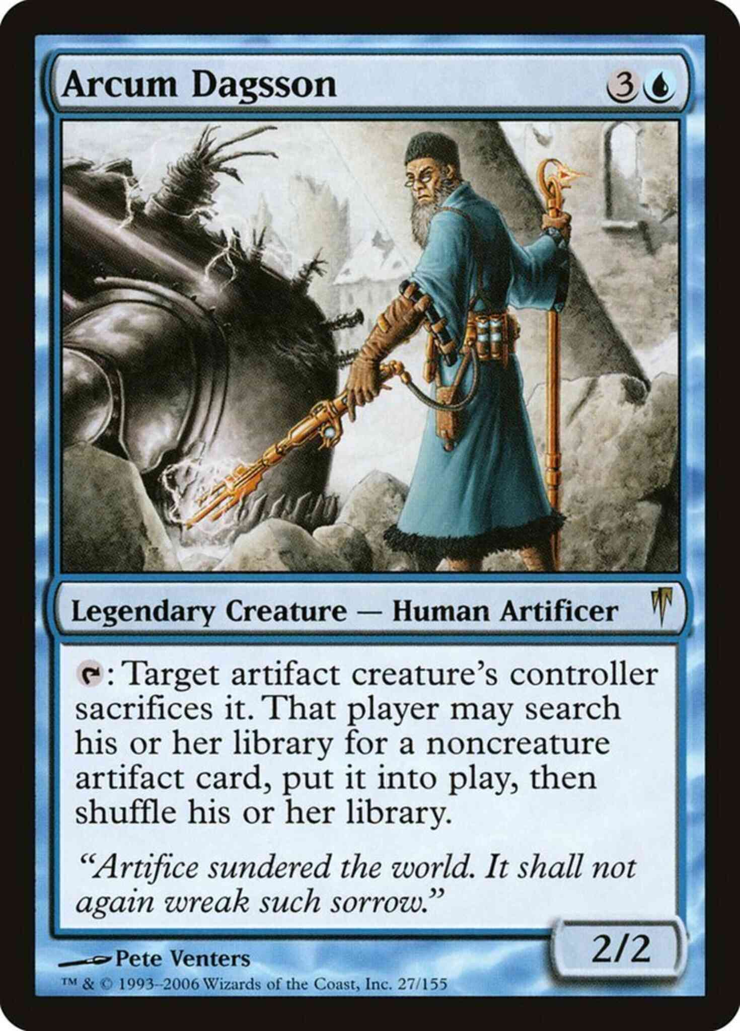 Arcum Dagsson [27] [Coldsnap] [Non-Foil]