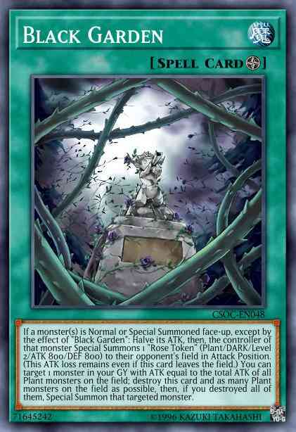 Black Garden - CSOC-EN048 - Super Rare - 1st Edition