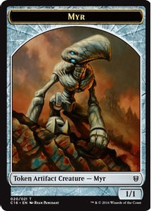 Bird Token (02) // Myr Token (20) [Commander 2016 Tokens] [Non-Foil]