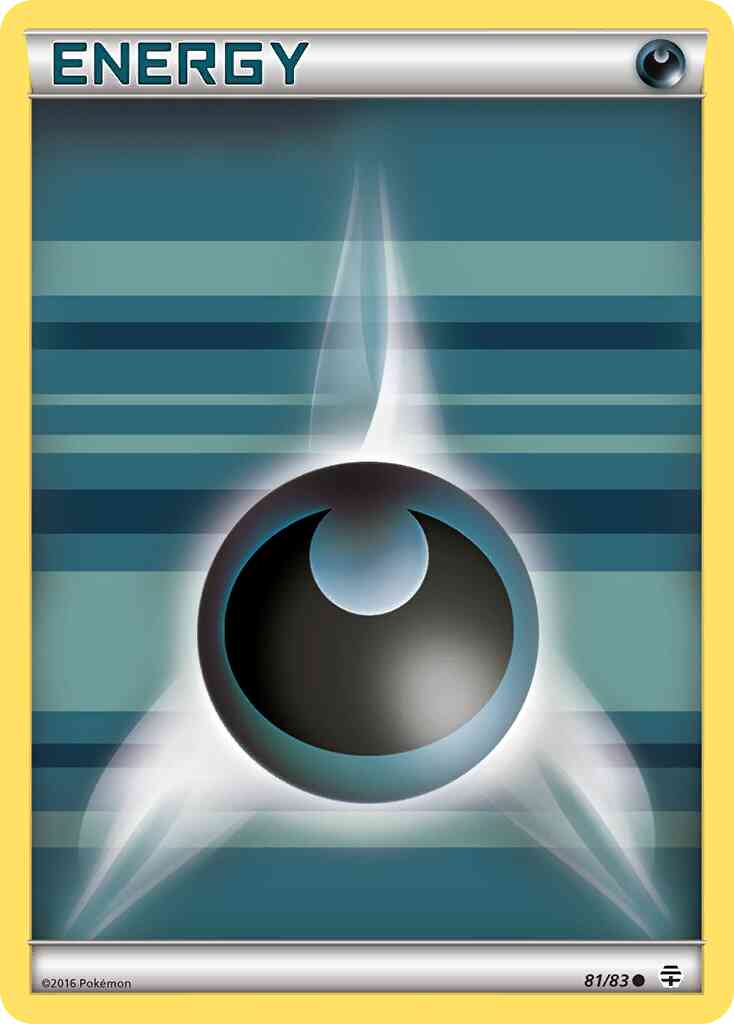 Basic Darkness Energy - 81/83 - Common [g1-81] [Reverse Holo]