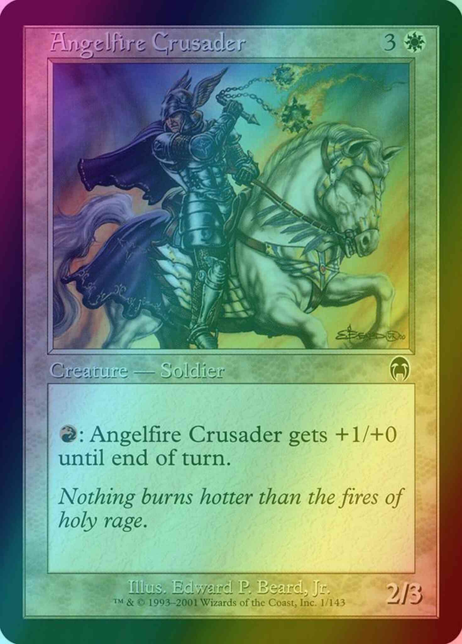 Angelfire Crusader [1] [Apocalypse] [Foil]