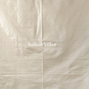 Off-White Tribal Art Konark Temple Hand-Painted Pattachitra Saree