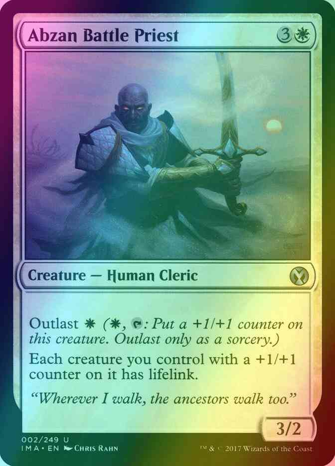 Abzan Battle Priest [2] [Iconic Masters] [Foil]