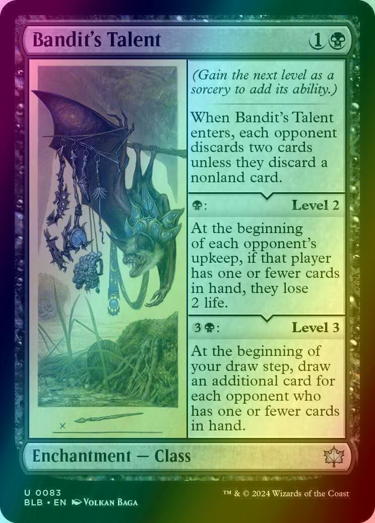 Bandit's Talent [83] [Bloomburrow] [Foil]