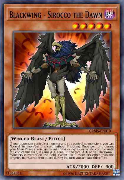 Blackwing - Sirocco the Dawn (Red) - DL17-EN007 - Rare - Unlimited
