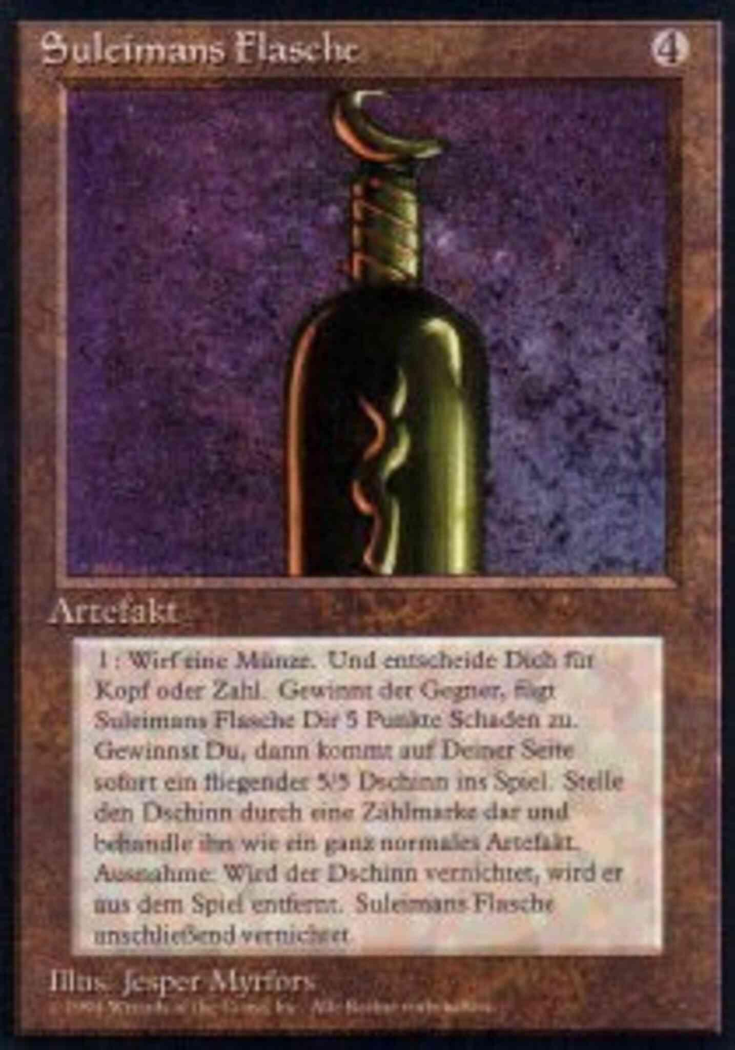 Bottle of Suleiman - German [237] [Foreign Black Border: German] [Non-Foil]