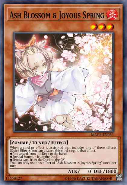 Ash Blossom & Joyous Spring - MACR-EN036 - Secret Rare - 1st Edition