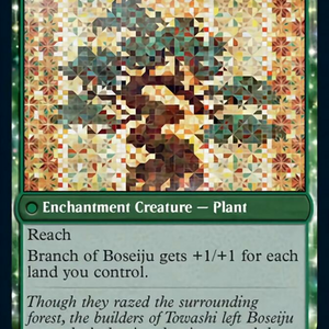 Boseiju Reaches Skyward // Branch of Boseiju [177] [Kamigawa: Neon Dynasty] [Non-Foil]