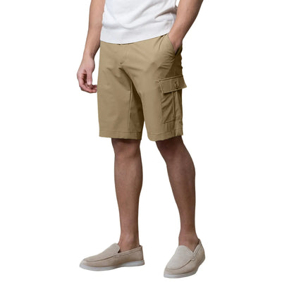 Be Gentle Stretch Active Cargo Taupe Brown Shorts