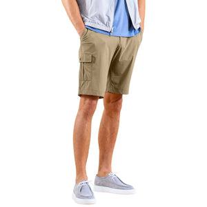 Be Gentle Stretch Active Cargo Taupe Brown Shorts
